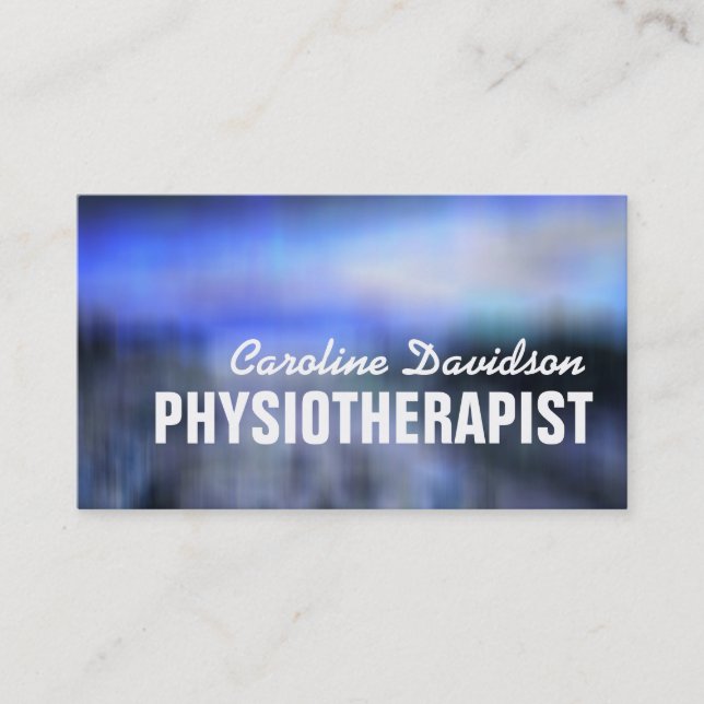 Physiotherapist Movement & Function Restoration Business Card (Front)