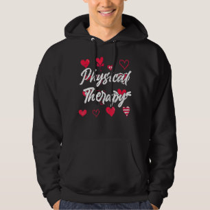 Physiotherapy Pt Physical Therapist Heart Physical Hoodie