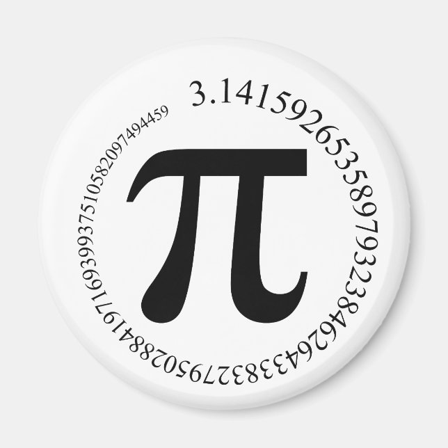 Pi (π) Day Magnet (Front)