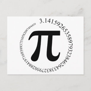 Pi (π) Day Postcard