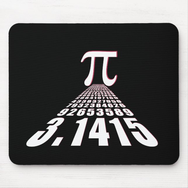 Pi, 3.141592653 mouse pad (Front)