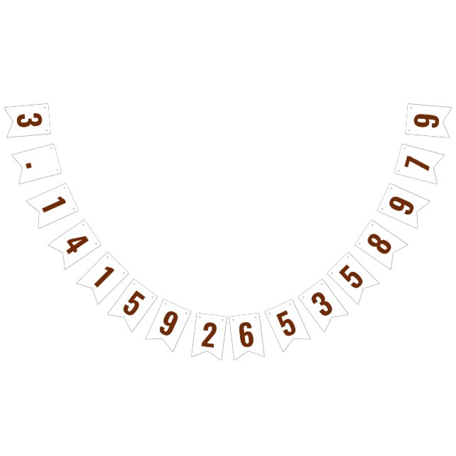 Pi 3.14 Bunting Banner (All)