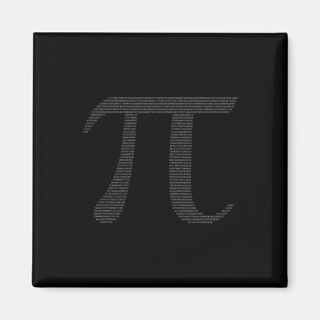 Pi 3.14 First Pi Happy Pi Day Math  Magnet (Front)