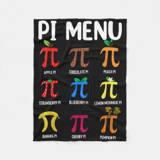 Pi 3.14 For Teacher Vintage Happy Pi Day Digits  Fleece Blanket