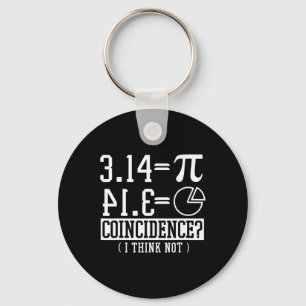 Pi 3.14 Math Happy 14th March Birthday Coincidence Key Ring