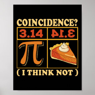 Pi 3.14 Pi Happy Pi Day Math Teacher Student Poster