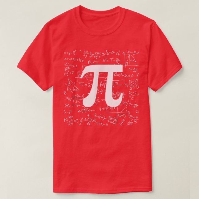 Pi 3,14 Pi Number Symbol Math Science 1616 T-Shirt (Design Front)