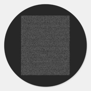 Pi 5000 Digits Pi Day Mathematician Teacher Nerd M Classic Round Sticker