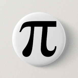 Pi 6 Cm Round Badge