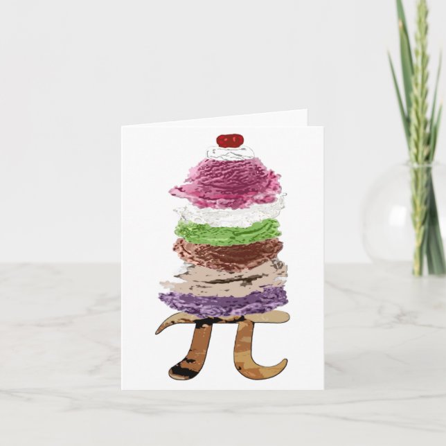 Pi a la Mode Thank You Card (Front)