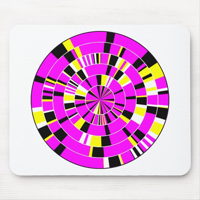 Pi Abstract 03 - On White Mouse Pad (Front)