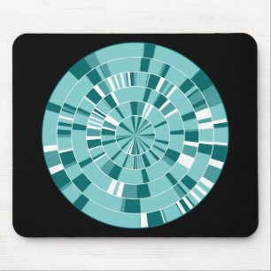 Pi Abstract 05 - On Black Mouse Pad