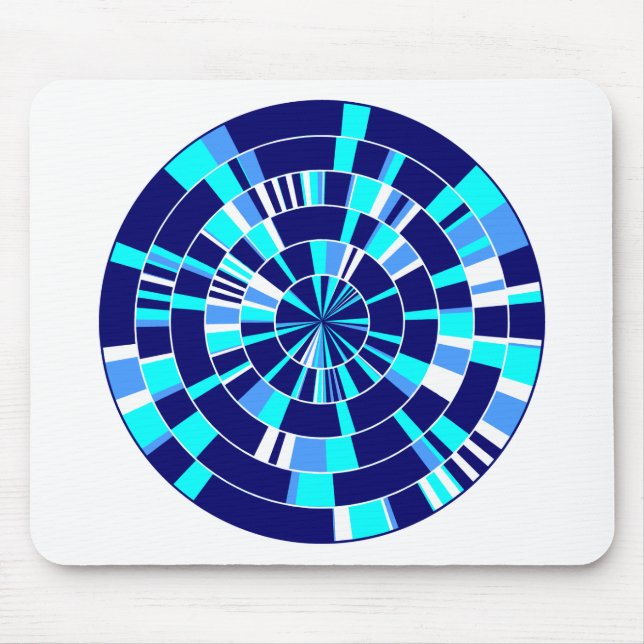Pi Abstract 07 - On White Mouse Pad (Front)