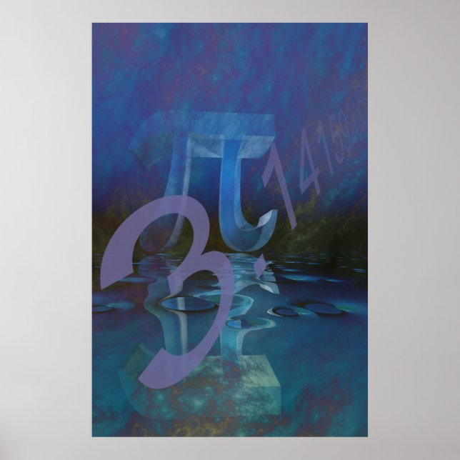 Pi abstract poster (Front)
