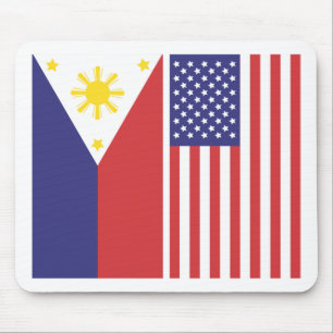 PI and US Flags Mouse Pad