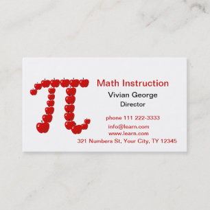 Pi Apples, Apple Pie Business Card
