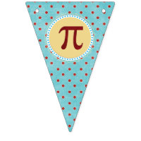Pi Bunting Banner