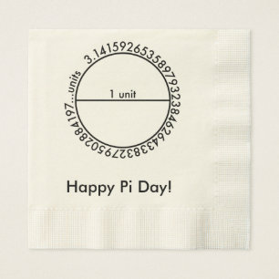 Pi Circle Napkin