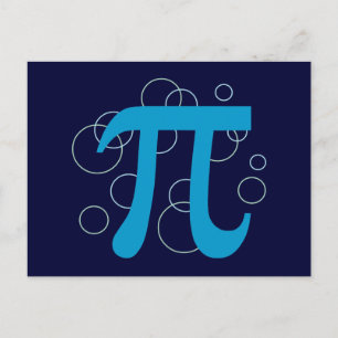 Pi Circles Postcard