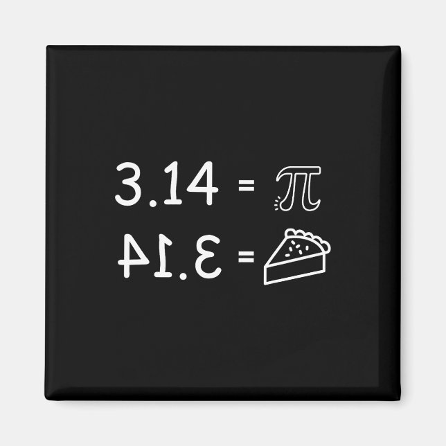 Pi Conspiracy Pie Fun Pi Day Math  Magnet (Front)