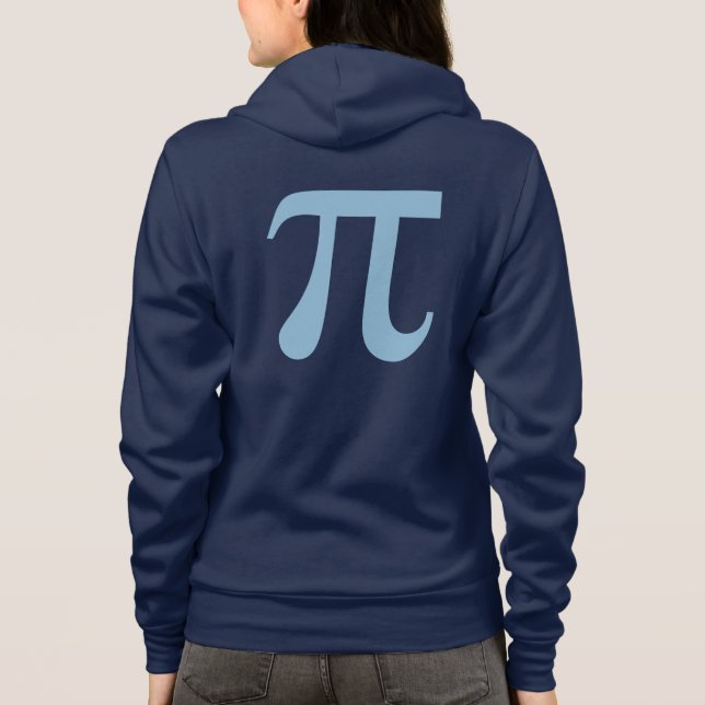 Pi / Cutie Pi custom name Hoodie (Back)