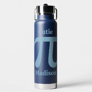 Pi / Cutie Pi custom name Water Bottle