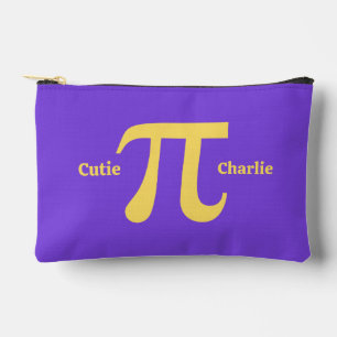 Pi / Cutie Pie custom name Accessory Pouch