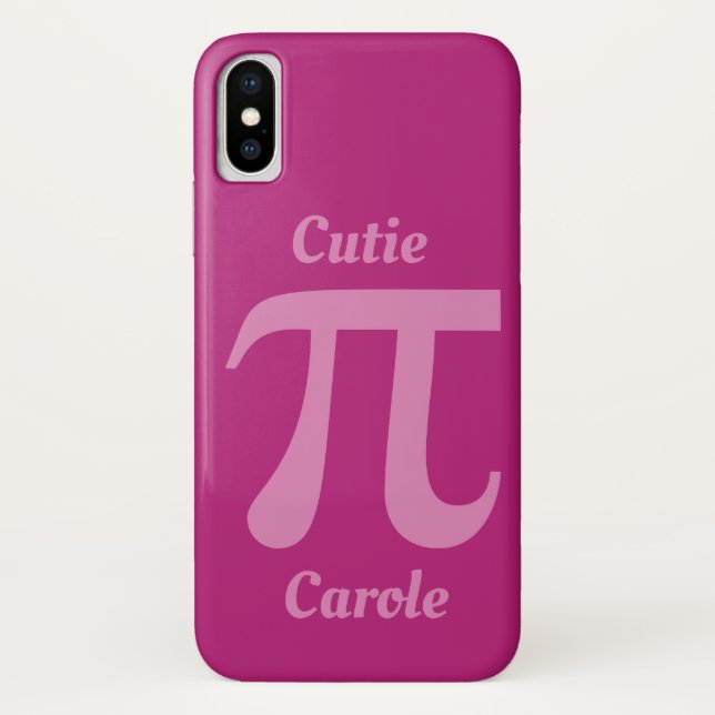 Pi / Cutie Pie custom name phone cases (Back)