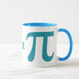 Pi / Cutie Pie custom text mugs