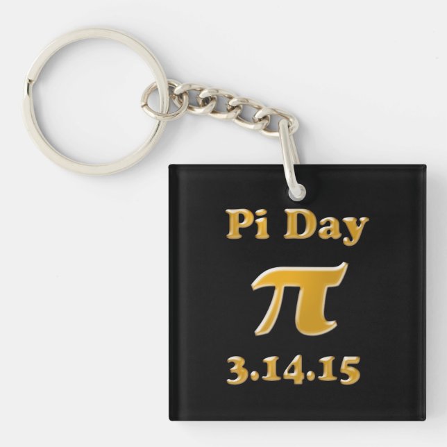 Pi Day 2015 Keychain (Front)