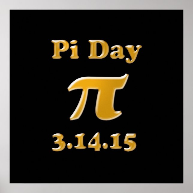Pi Day 2015 Poster (Front)