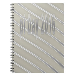 pi Day 2016 math love Spiral Notebook