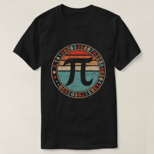 Pi Day 2024 Celebration Vintage Pi Symbol 3.14 T-Shirt