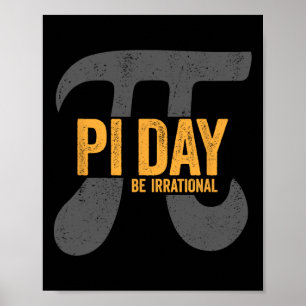 Pi Day 2025 Funny Math Teacher Kids 3.14 Inspire P Poster