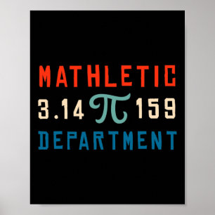 Pi Day 2025 Math Lover Mathematics Mathletic Depar Poster
