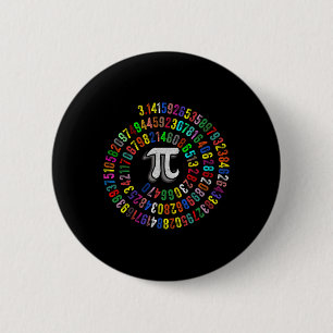 Pi Day 3.14159 Pi Symbol Science And Math Teacher 6 Cm Round Badge