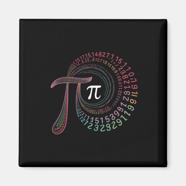 Pi Day 3.14159 Pi Symbol Science And Math Teacher  Magnet (Front)