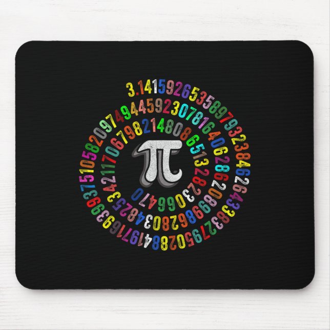 Pi Day 3.14159 Pi Symbol Science And Math Teacher  Mouse Pad (Front)