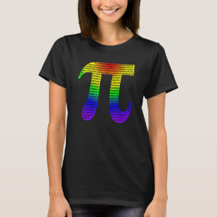 Pi Day 3 14 Lgbt Gay Lesbian Rainbow Funny Loves T-Shirt