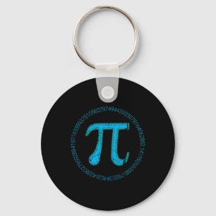 Pi Day 3.14 March 14th Math Teacher Vintage Pi  Key Ring