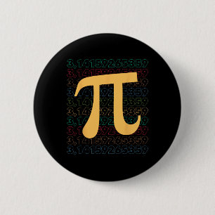 Pi Day 3.14 Math Science Teachers Students Mens Wo 6 Cm Round Badge