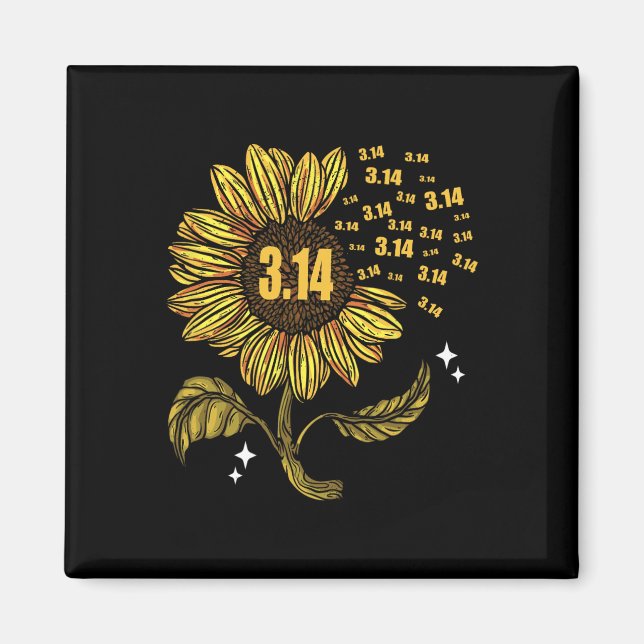 Pi Day 3.14 Number Symbol For Math Teacher  Magnet (Front)
