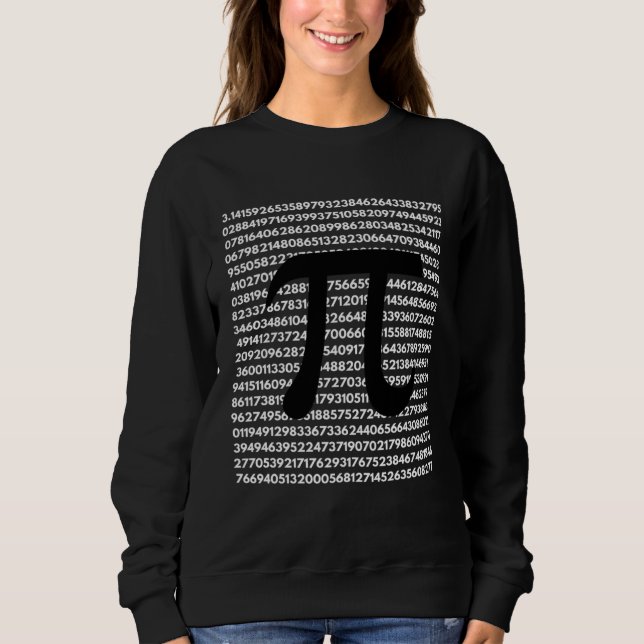 Pi Day  3 14 Pi  3 14159 Trigonometry Math Teacher Sweatshirt (Front)