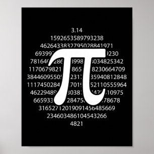 Pi Day 3.14 Pi Day Funny Math Lover Happy Pi Day  Poster