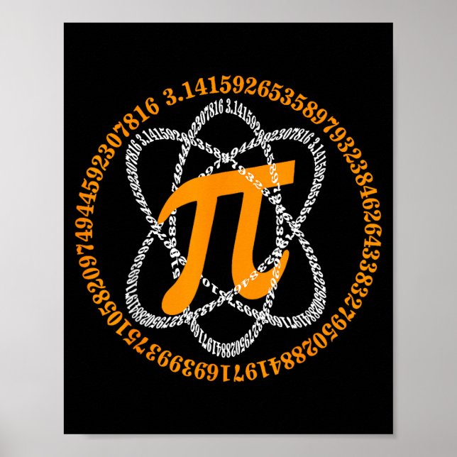 Pi Day 3,14 Pi Number Symbol Math Science Gift _1  Poster (Front)