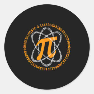 Pi Day 3,14 Pi Number Symbol Math Science Gift  Classic Round Sticker