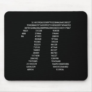 Pi Day 3,14 Pi Number Symbol Math Science Gift Mouse Pad