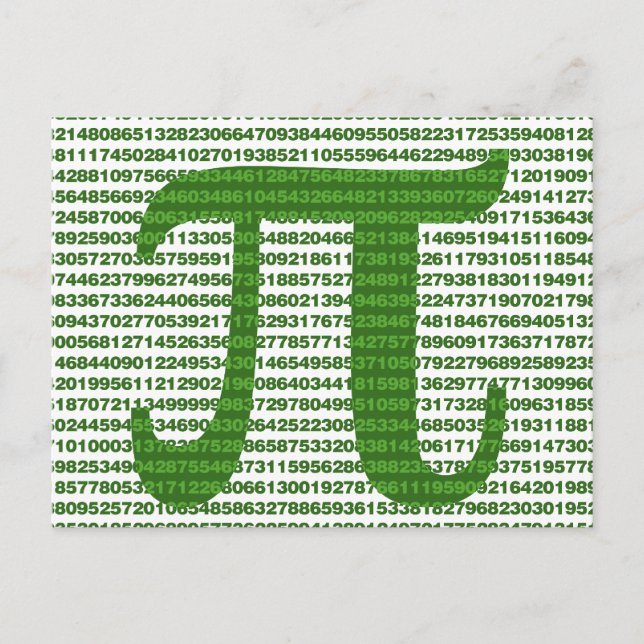 Pi Day 3.14 Postcard (Front)
