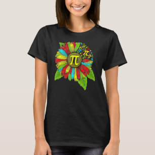 Pi Day 3 14 Sunflower Symbol Math Geek Nerd Teache T-Shirt