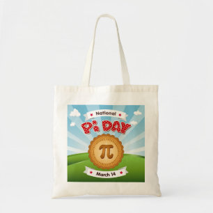 Pi Day, Celebrate Math, Eat Pie! Tote Bag
